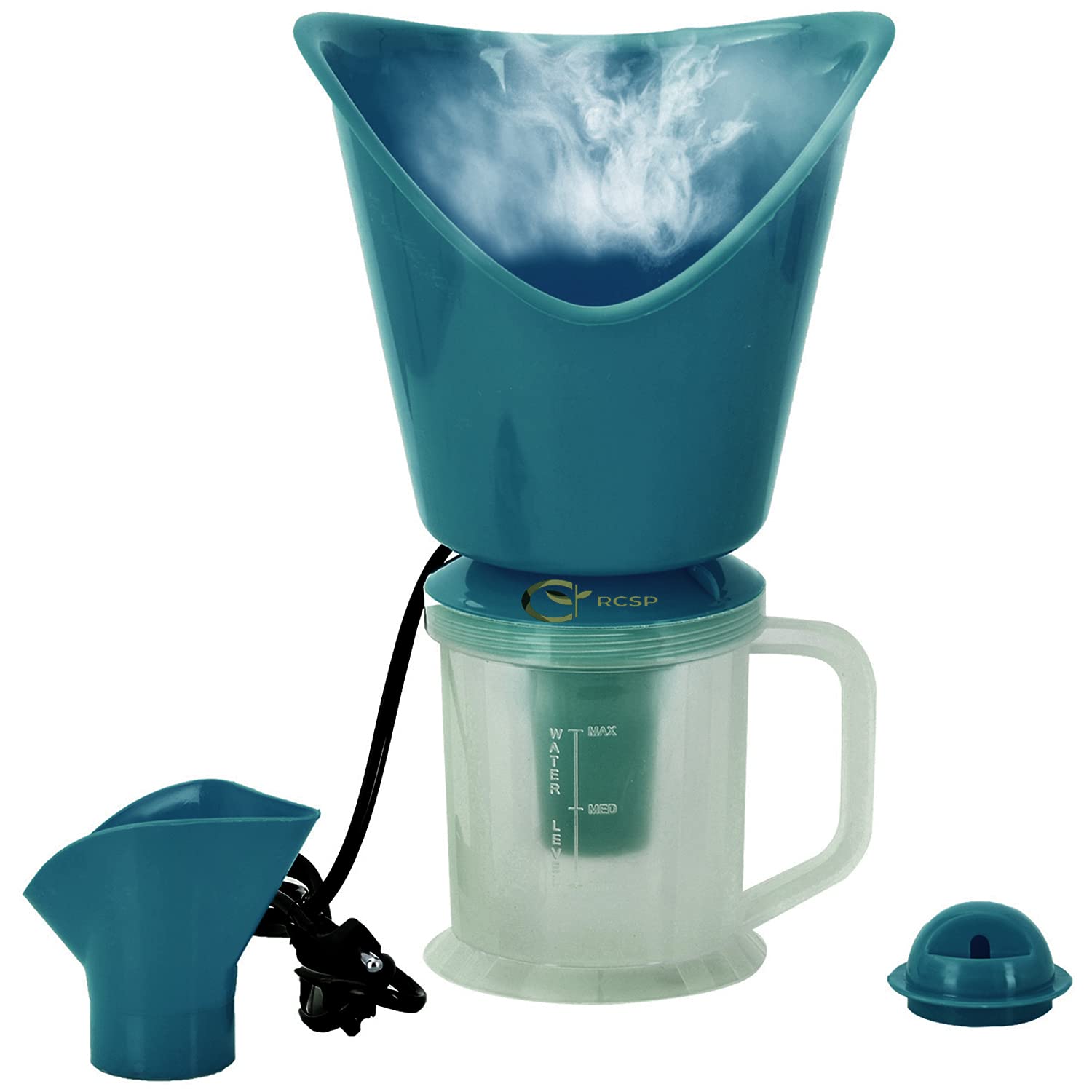 RCSP Steamer Vaporizer machine All In One Steam Inhaler 3 in 1 Vaporizer/Steamer for cough and cold steam nose inhaler and vapourisers for adult (GREEN)