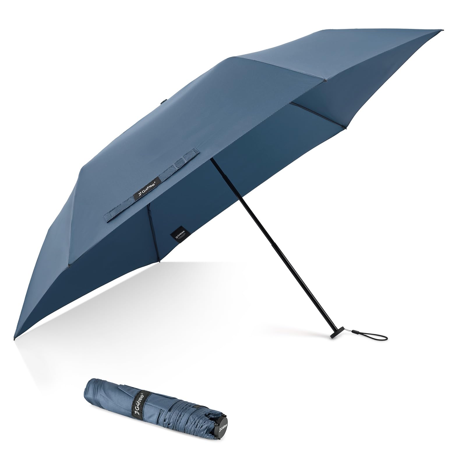 G4Free 43 Inch Mini Travel Umbrella Compact Ultralight UPF 50+ UV Protection Carbon Fiber Super Slim Small Umbrella, Weighs Only 4 oz