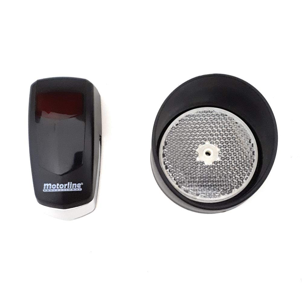 Fotocelula de espejo polarizada de seguridad multitension para puertas automaticas de garaje