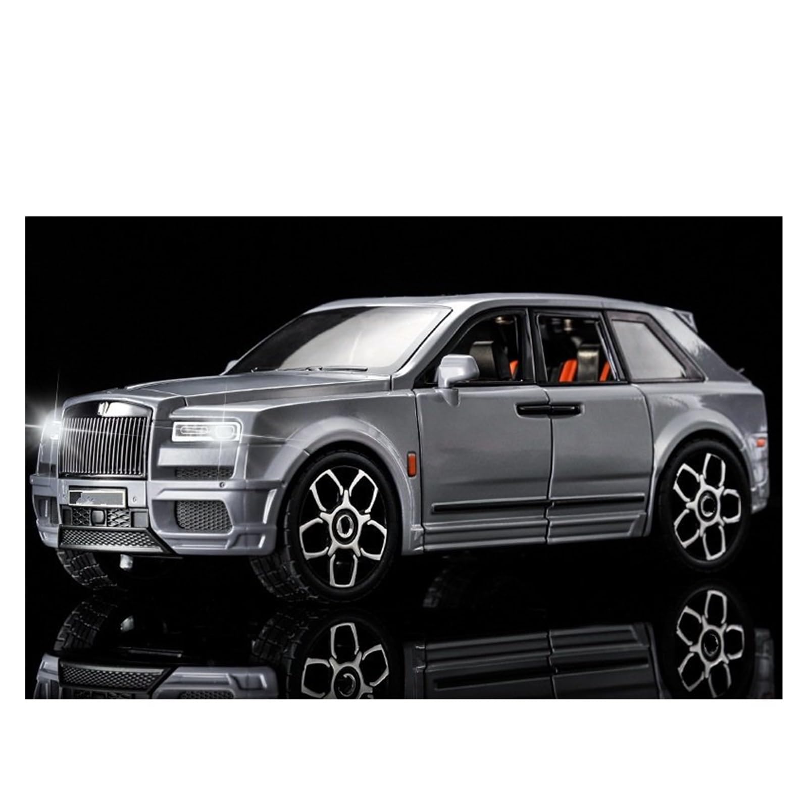 Modello in metallo scala 1:24 per Rolls-Royce Cullinan Mansory | Auto pressofusa in lega(Titanium)