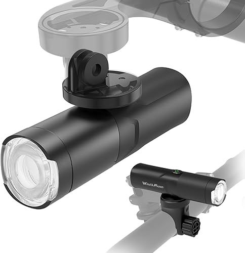 M03 - Luz recargable para bicicleta, IP66 impermeable y a prueba de polvo con 6 modos de luz ajustables, luz delantera de bicicleta para conducción