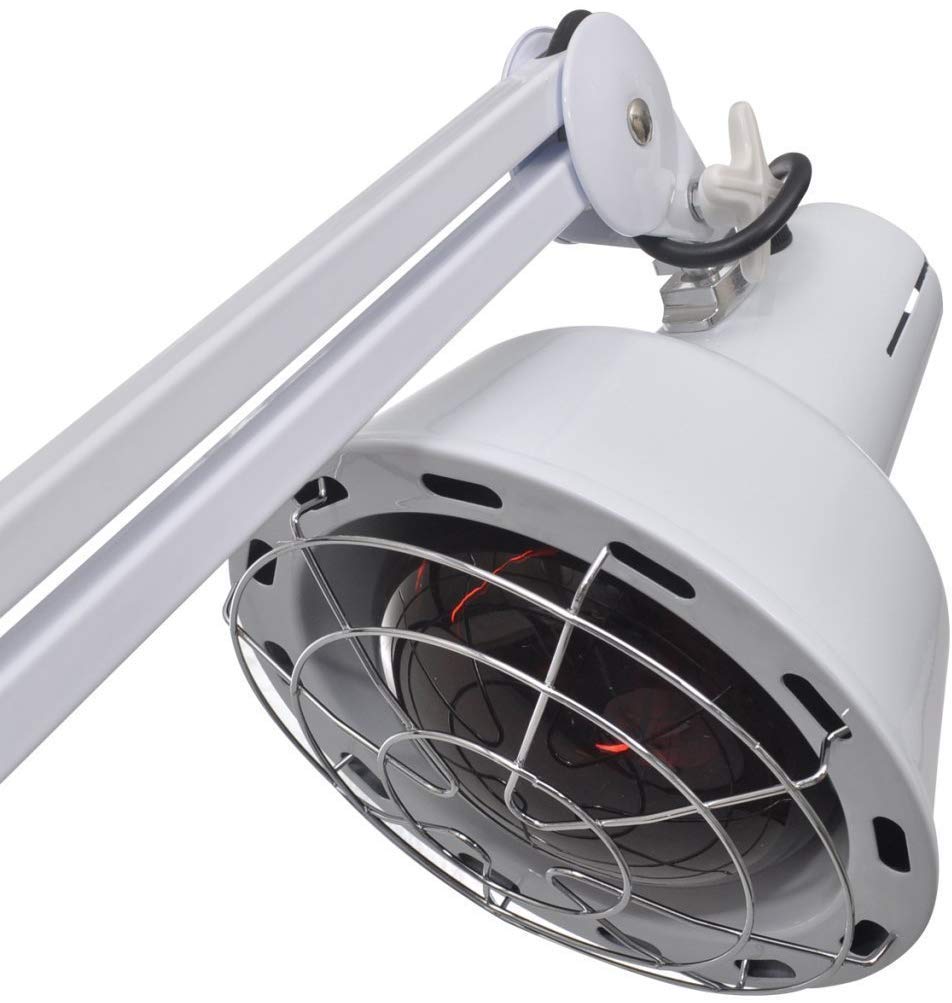 Lámpara infrarroja, lámpara de Terapia de luz roja con Rodillo para acelerar la circulación sanguínea Luz roja de 275 W para salón para Uso doméstico