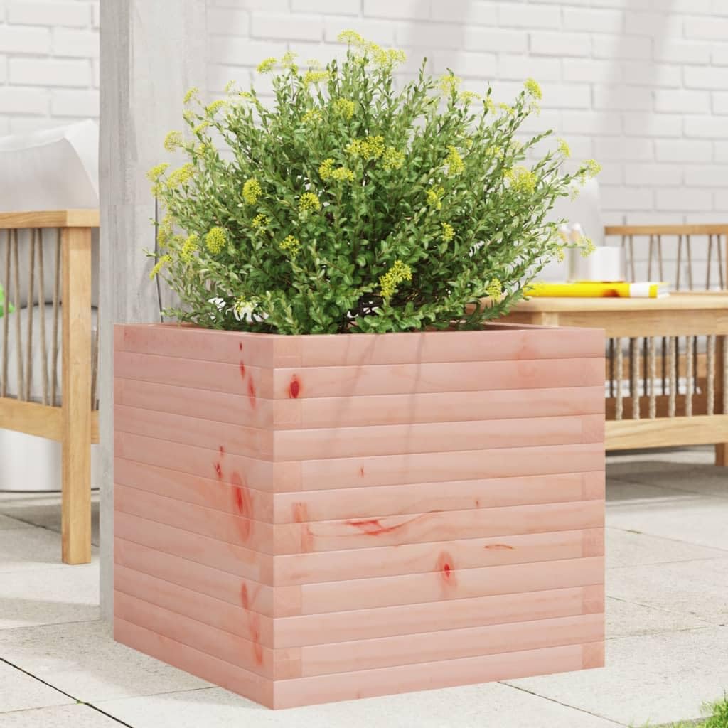 Jardinera de jardín 50 x 50 x 45,5 cm madera maciza Douglas