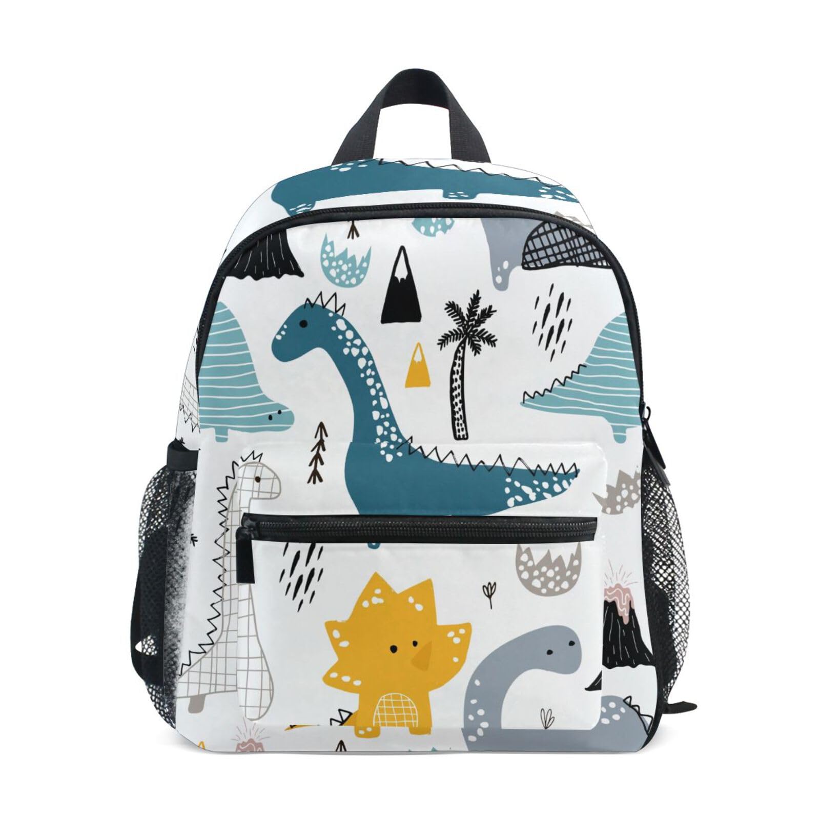 ALAZA Cute Toddler Backpack Dinosaur Scandinavian Style Backpack for Boys Girls Kindergarten Backpack Toddlers Daycare Bag Preschool Backpack