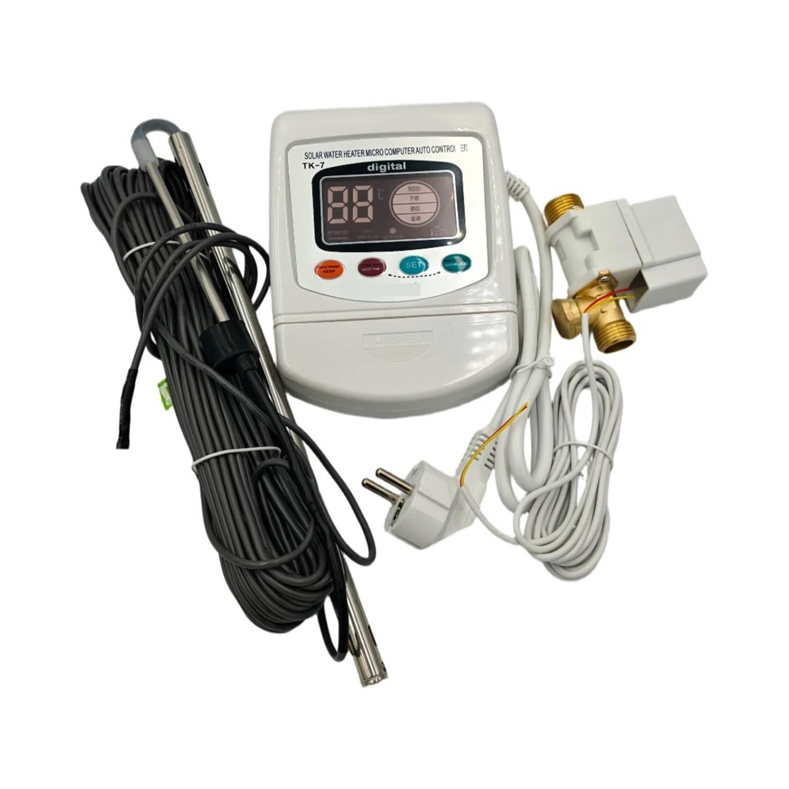 220VAC 110VAC 1500W Solar Water Heater Temperature Level Controller TK-7 Microcomputer Intelligent Heating(AC110V)