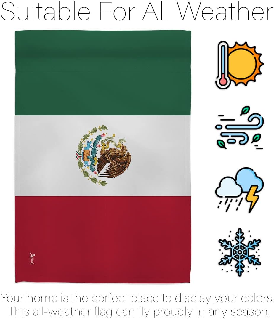 Copa America 2024 Mexico Flag Eagle Pole Kit Bandera para Mexican Decor Stand Set FIFA Sports Fan Gifts World Cup 2026 Wall Tapestry Football Soccor League Patriotic Decorations Made in USA