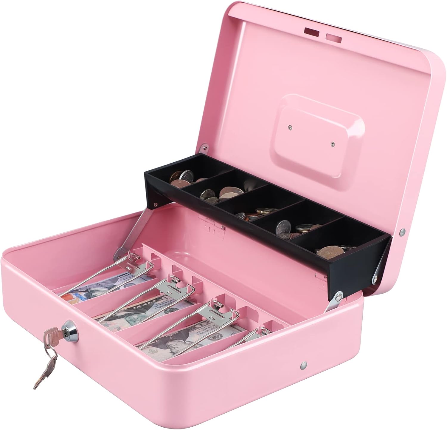 xydled Cash Box with Money Tray
