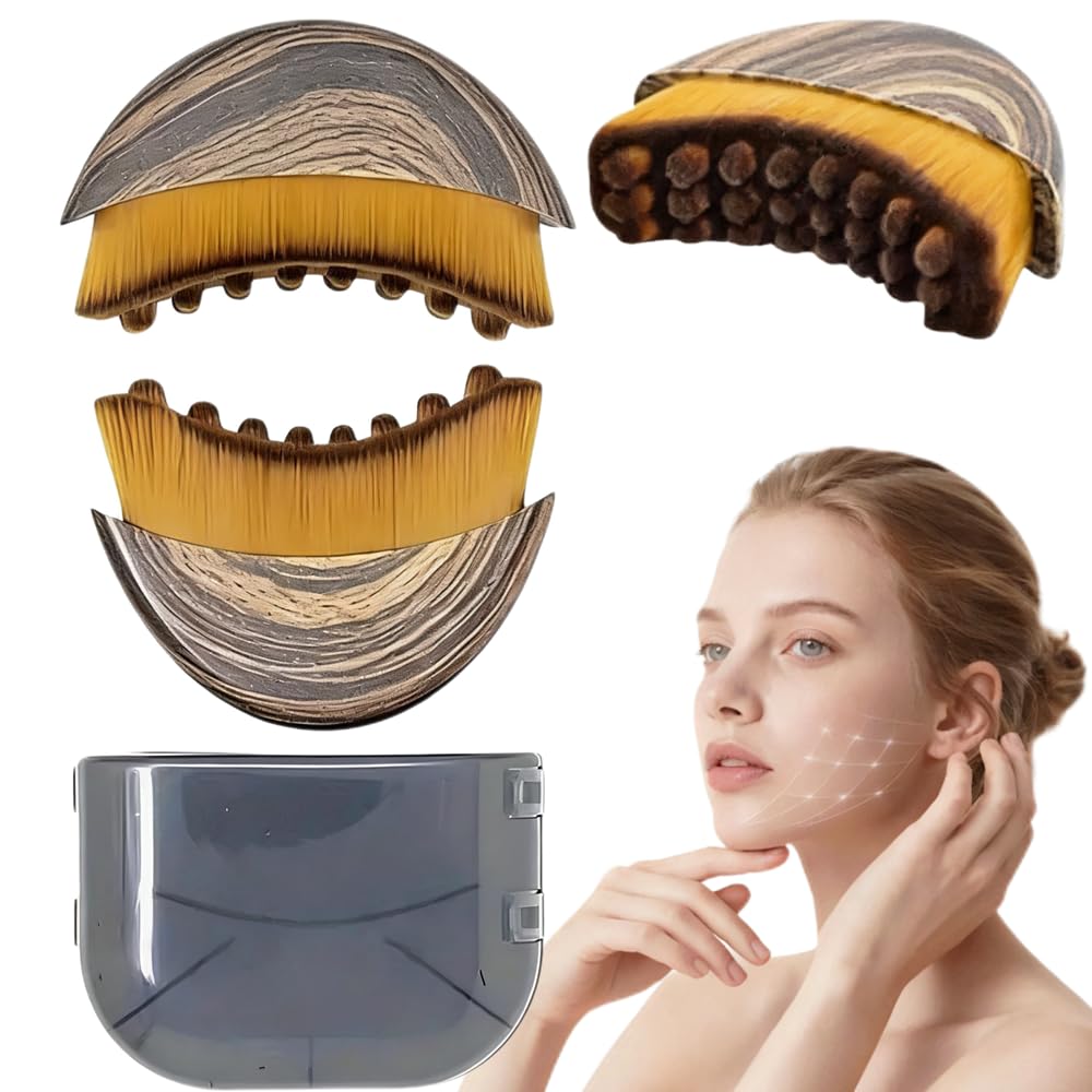 Lymph Drainage Facial Brush Duo – Soft & Sculpting