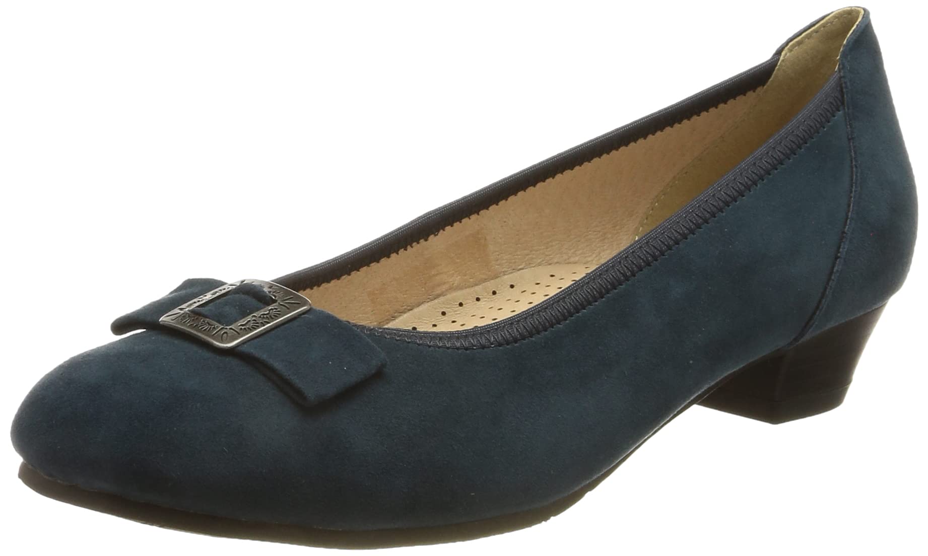 Hirschkogel 3004550, Closed-Toe Pumps, Petrol,