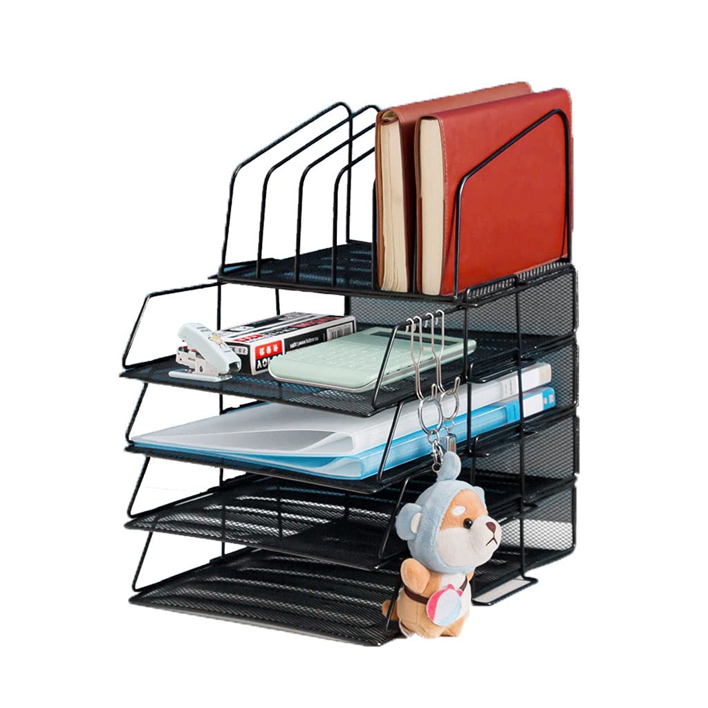 portadocumenti cremagliera Casella di archiviazione multistrato del titolare del file File Rack del file Metal Mesh Maglia Forniture for ufficio dei file del file adatto for la casa, l'ufficio o la sc