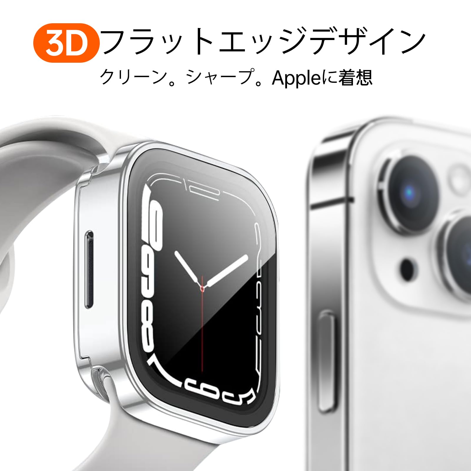 Amazon.co.jp: 【2 in 1 全面保護】Apple Watch 用 防水ケース 40mm