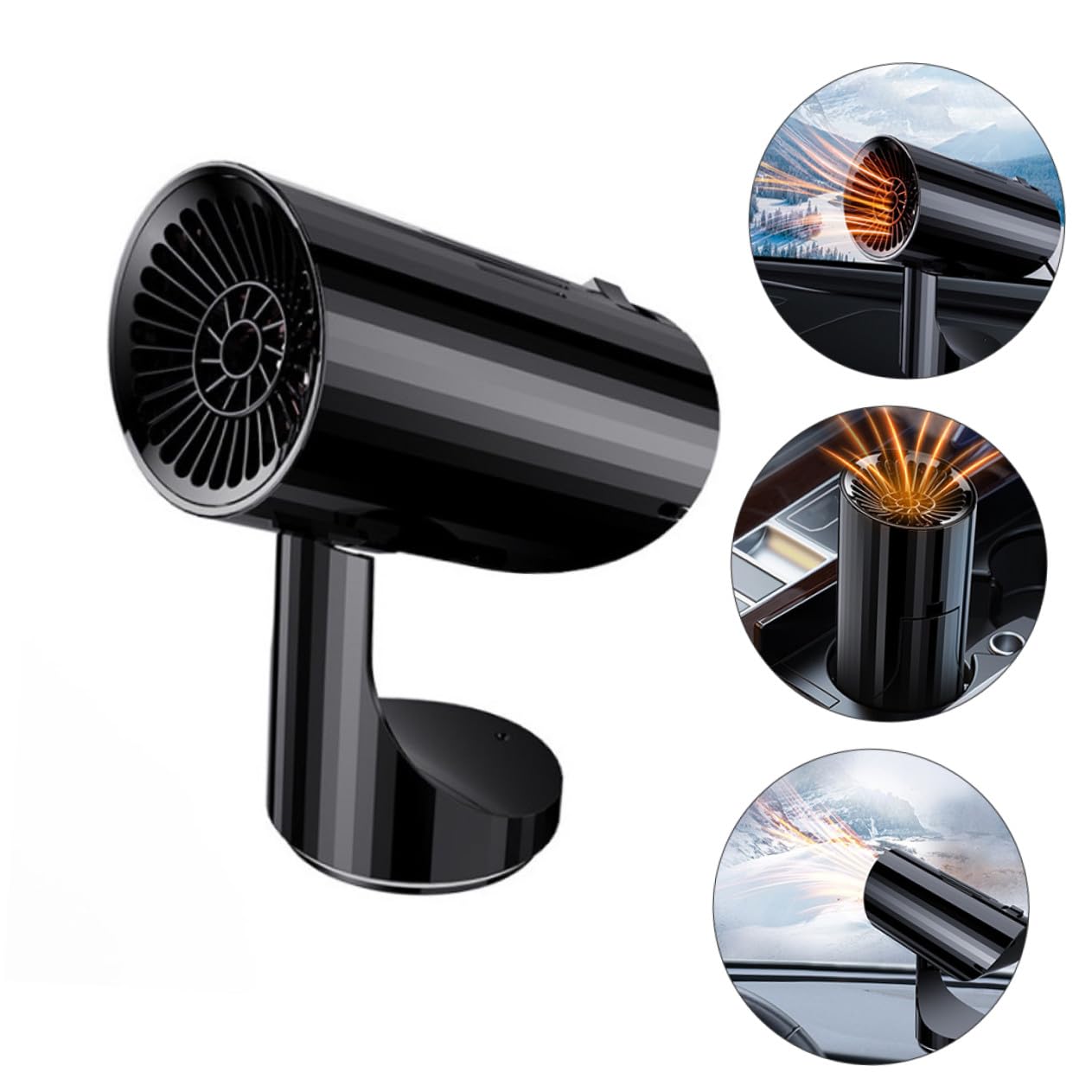 ERINGOGO Chauffage Voiture Dégivreur Pare-brise Portable pour Automobile Chauffage Rapide
