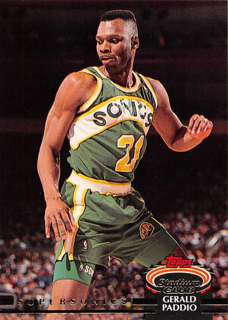 Amazon.com: 1992-93 Stadium Club Basketball #294 Gerald Paddio
