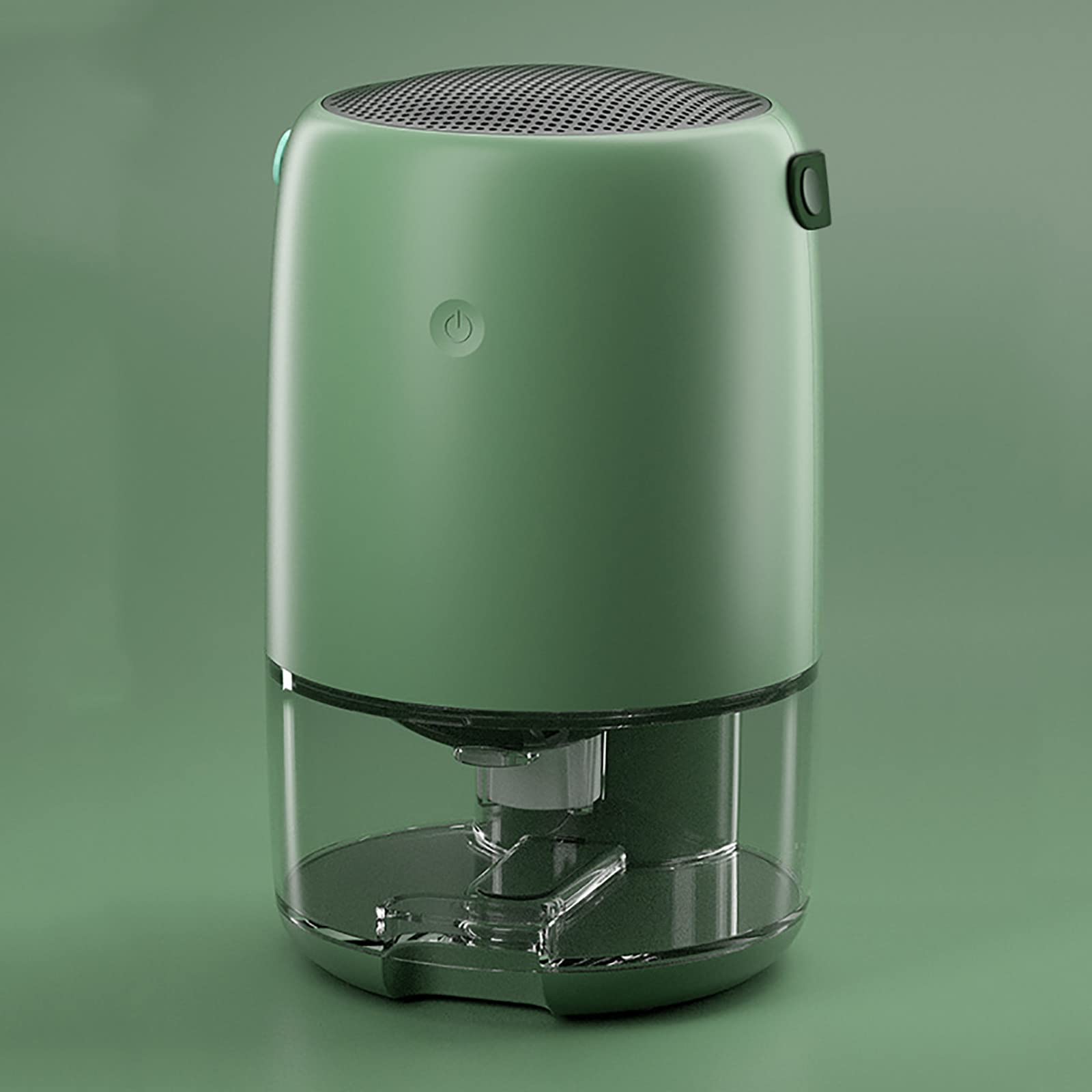 MałY Cichy Osuszacz Domowy, 1100 Ml, Czerwone śWiatłO, Gdy Jest PełEn Wody, Wydajne Osuszanie, OszczęDność Energii,Green