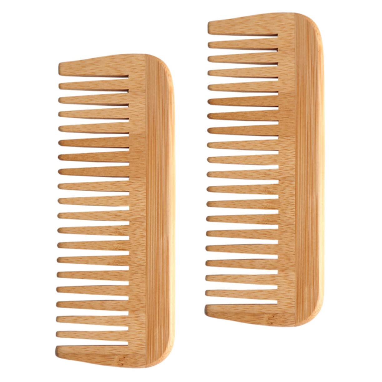 Beavorty 8piezas Peine De Madera Antiestático De Doble De Peines Para Masaje y Para Mujeres y Estimula La Circulación Sanguínea y Reduce El Frizz