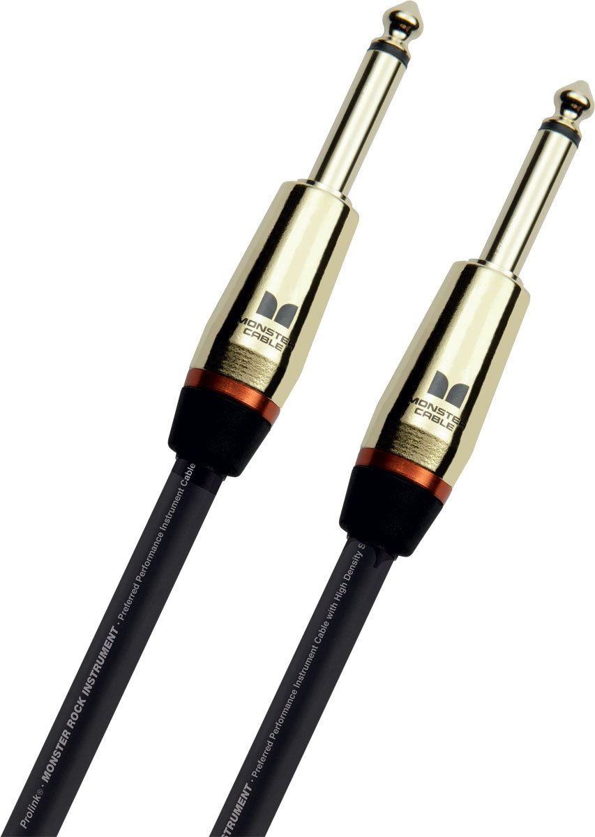 Monster Rock Instrument Cable (21 feet/6.4 Meters) - Straight 1/4” Plugs