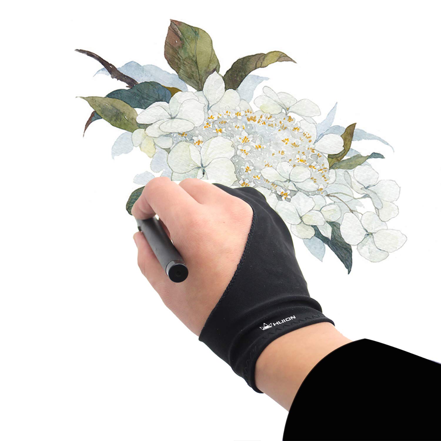 Anti-fouling Artist Glove for Graphics Pen Drawing Tablet Monitor Light Box Tracing Board 1 Unit Free Size