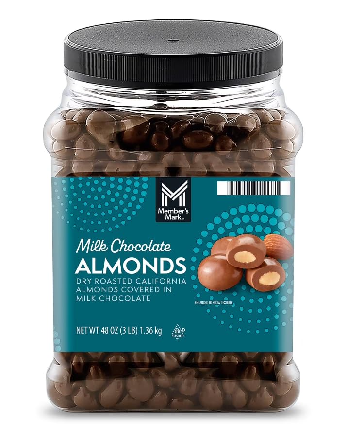 Milk Chocolate Almonds, 48 oz. (Include Bonus Pocket tissue)