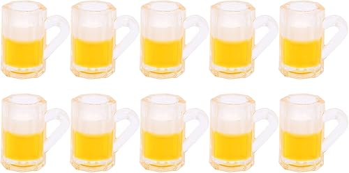 10 mini tazas de cerveza de plástico de 1 onza, vasos de chupito pequeños con asas, vasos transparentes reutilizables para degustación de cerveza disponible en Yaxa Peru