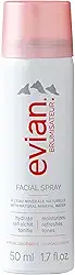BRUMISATEUR Evian Spray facial 50 ml, névoa de água mineral hidratante para rosto e pele, refresca a maquiagem e tonifica a pele, mini spray facial aprovado pela TSA para hidratar e apoiar os cuidados
