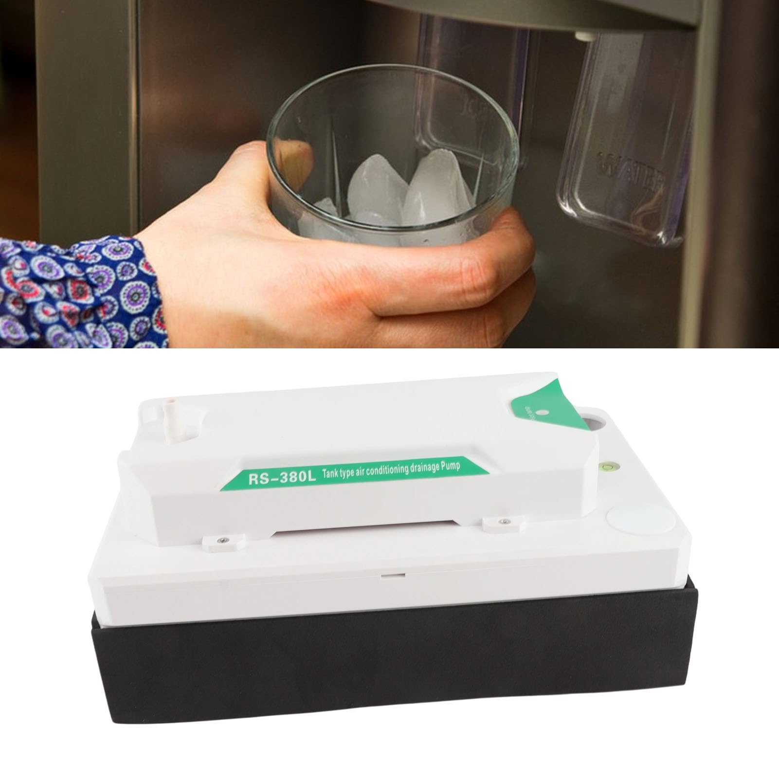 AMONIDA Automatische Kondensatpumpe, Effizienter, Geräuscharmer 2-Liter-Wassertank für HVAC-Luftentfeuchter und Klimaanlage
