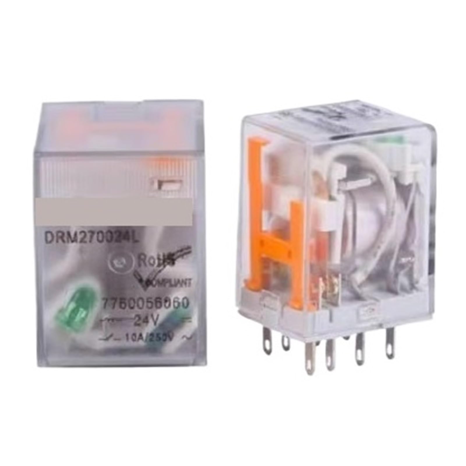 Relais DRM270024L 24VDC Weidmüller, lot de 5 pièces pour circuits électriques industriels