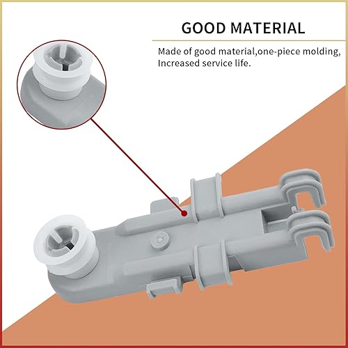 Miniatura 3 de 2 piezas 8268785 - Pieza de repuesto para rueda de estante superior para lavavajillas Whirlpool KitchenAid, montaje de rueda superior, sustituye a