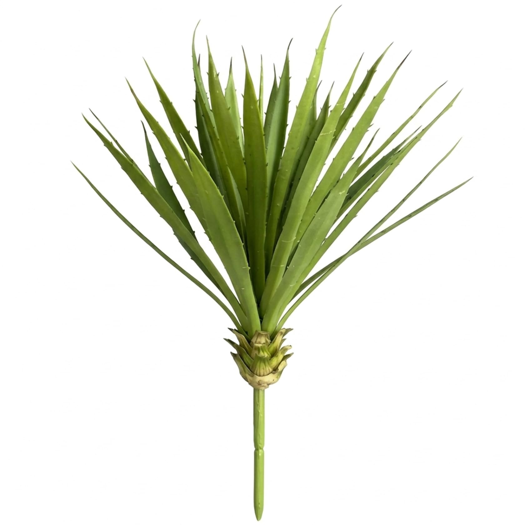 Neptuiby Artificial Agave Plant Outdoor Agave Plant Artificial Outdoor 38cm Faux with Realistic Leaves for Home Office Decor