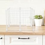 Chest Freezer Organizer Rack: Wire Storage Basket for Ice Cream Meat - Deep Freezer Divider Bin for Kitchen Pantry (16.5x16.5x12.3 Inch)