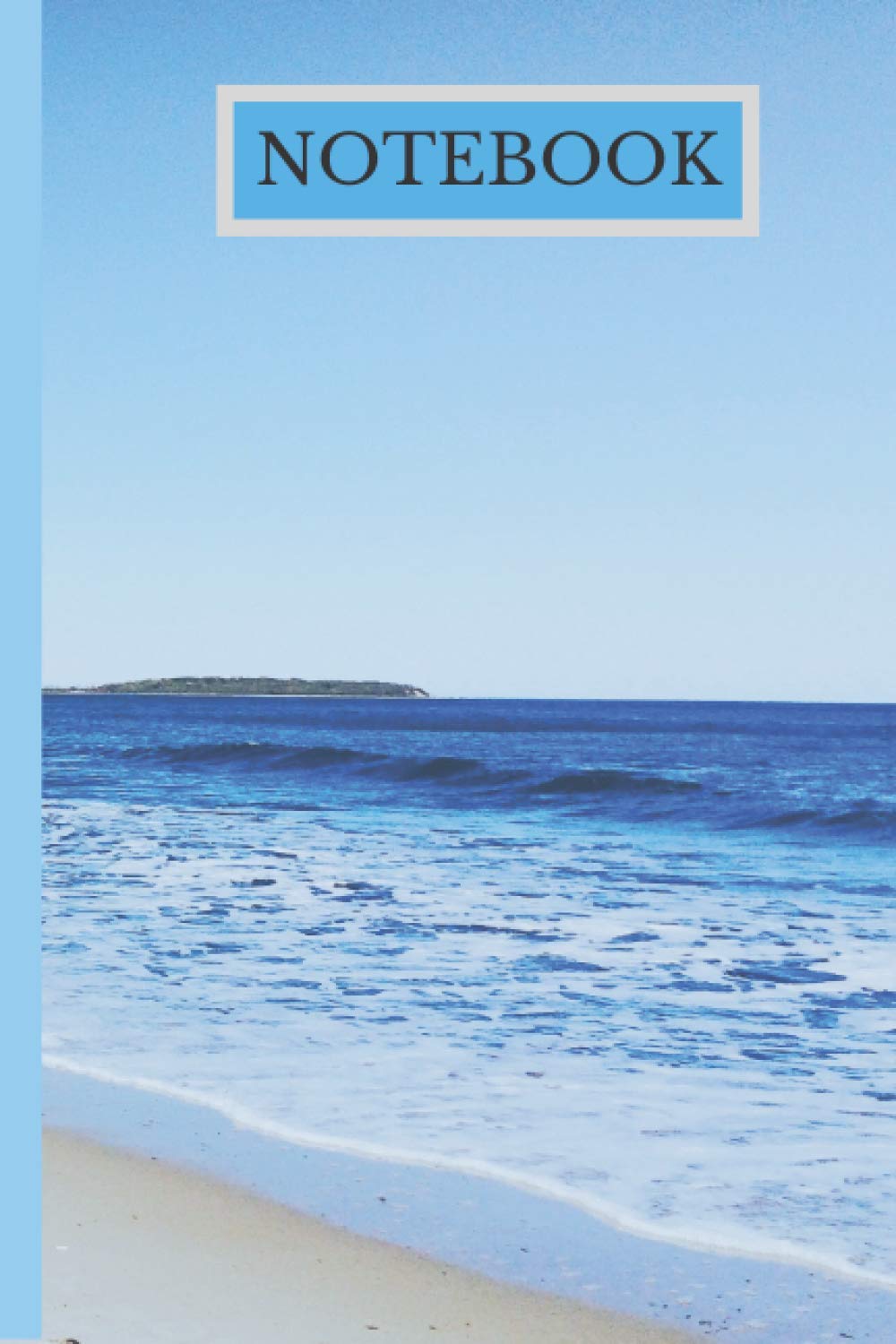 Notebook: Fun Beach theme Notebook Blank Lined journal