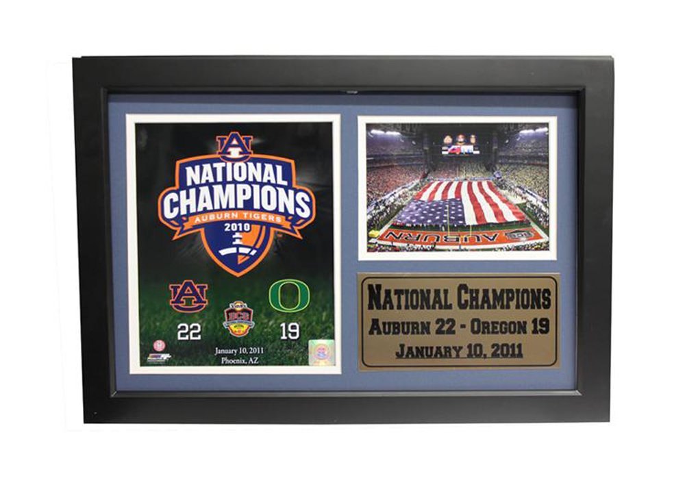 Encore Select 524-02 NCAA Auburn Tigers Champions Stat Plaque with Photo, 12-Inch by 15-Inch