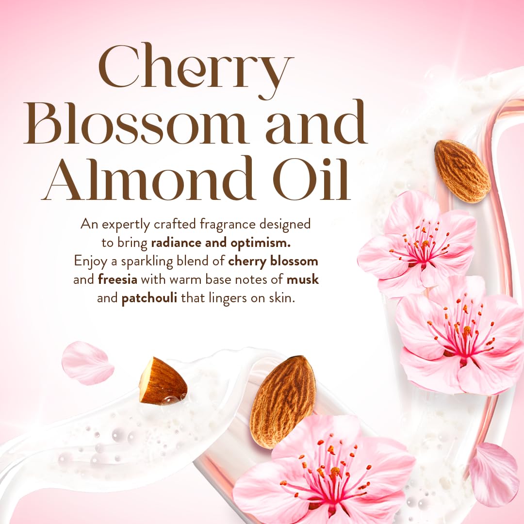 Imperial Leather Ultimate Moisture Cherry Blossom & Almond Oil Foamburst, Ultra Rich Lather & Delicate Fragrance - Image 3