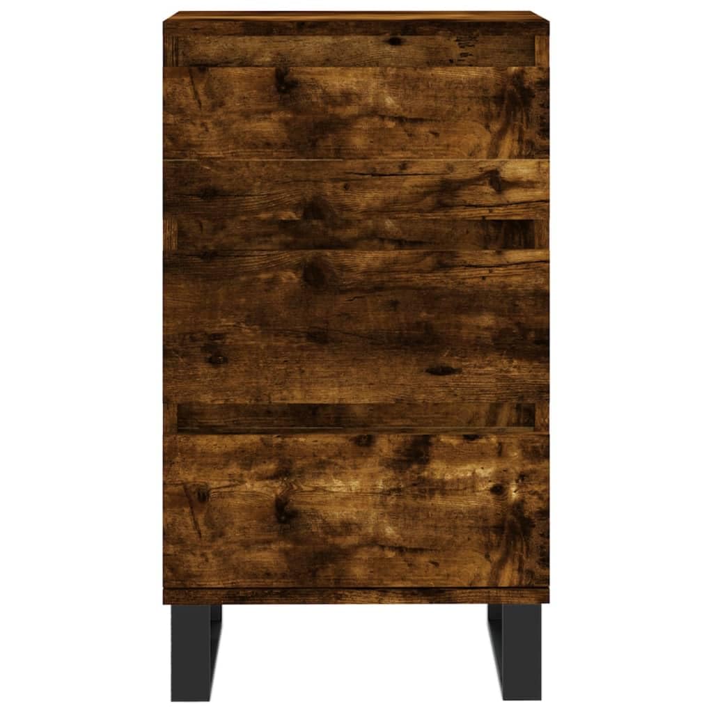 Credenza per affumicatura, 40 x 35 x 70 cm, materiale in legno, robusto Living Room Storage Cabinet con gambe in ferro, console versatile per entryway e cocina