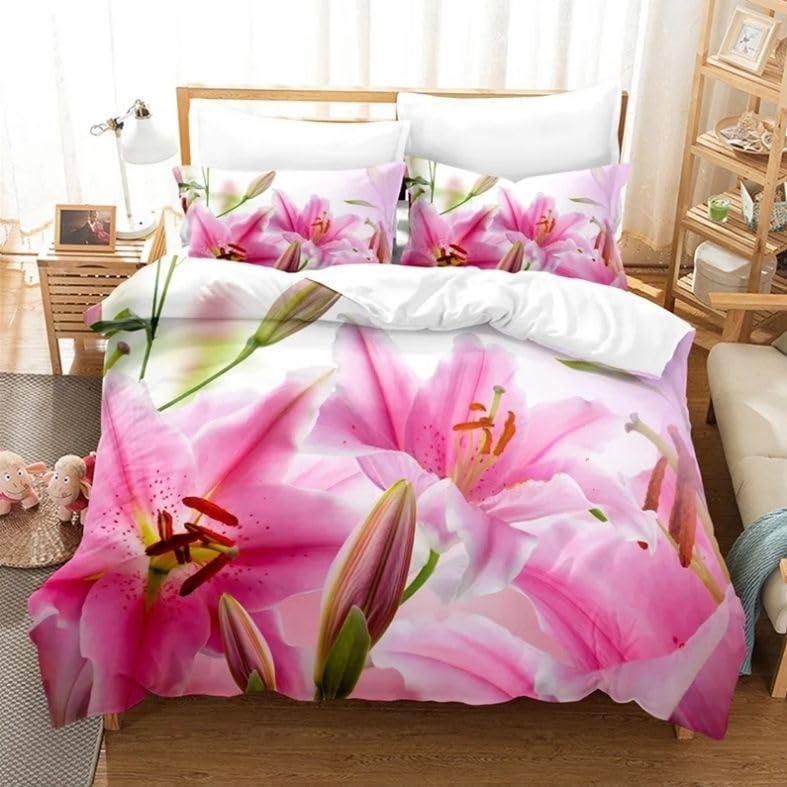 Housse de couette 220x240 fleurie pour créer une chambre cocooning adulte