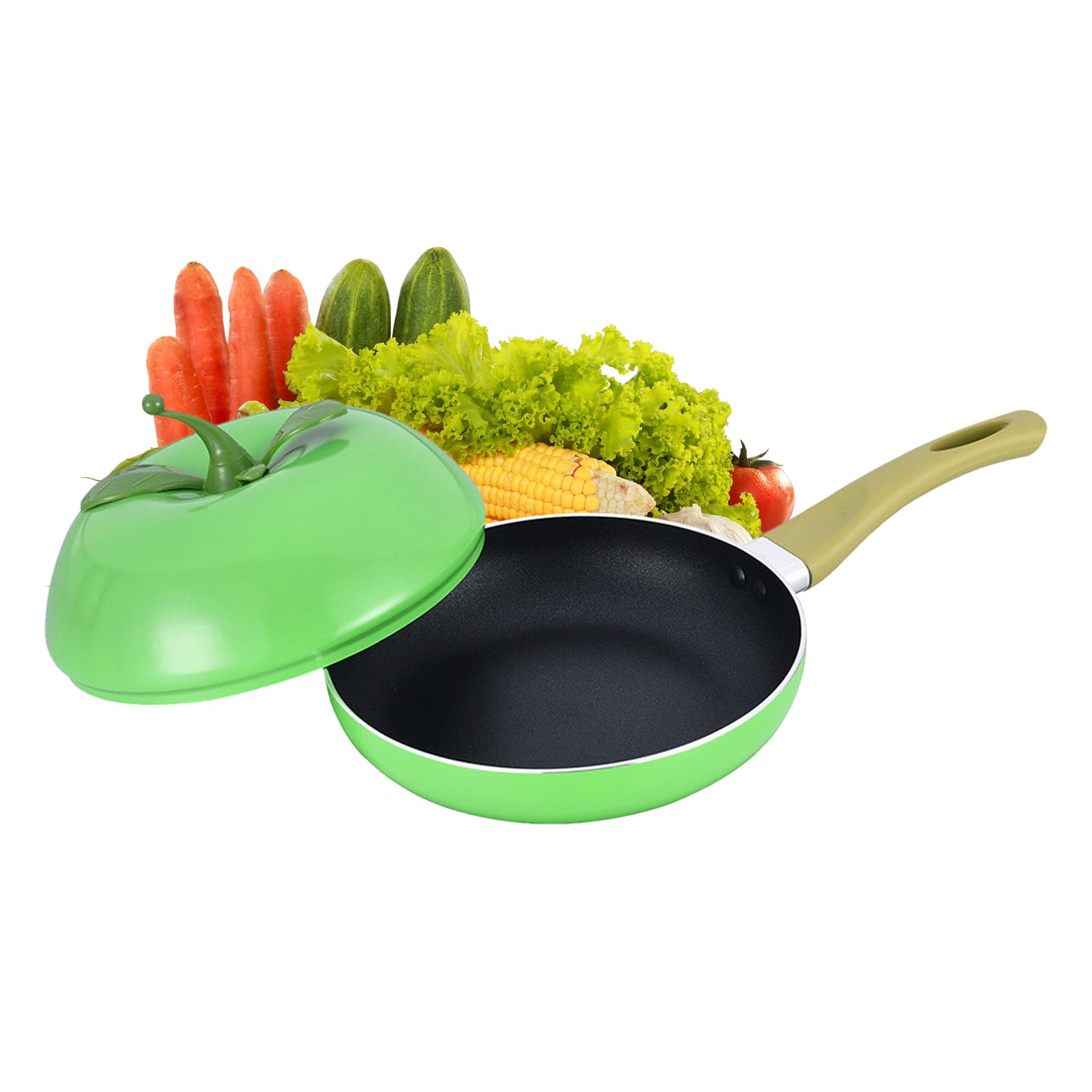 Pentola Per Sugo Con Coperchio Pratico, Multiuso, Antiaderente, Fruttiforme | Pentola E Padella Adatte All'Induzione Per Pasta, Zuppa, Spaghetti, Conserve, Bollire, Cottura A Fuoco Lento