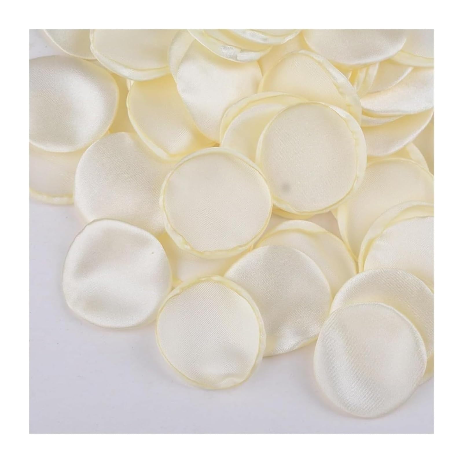 BPABDEITR 200Pcs Artificial Silk Rose Petals Multicolor For Wedding Party Valentine Proposal(Beige)