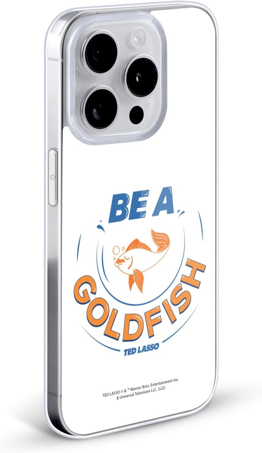 Head Case Designs Officially Licensed Ted Lasso Be A Goldfish Season 1 Graphics Gel Case [Military Grade Protection] Compatible with Apple iPhone 15 Plus and Compatible with MagSafe
