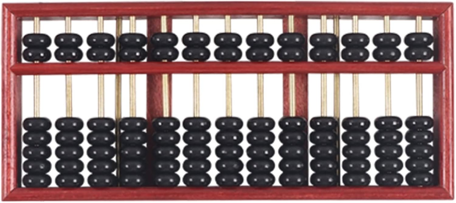 Abacus Elementary School Abacus Mental Arithmetic Wooden Seven Bead Abacus Solid Wood Abacus Old-Fashioned