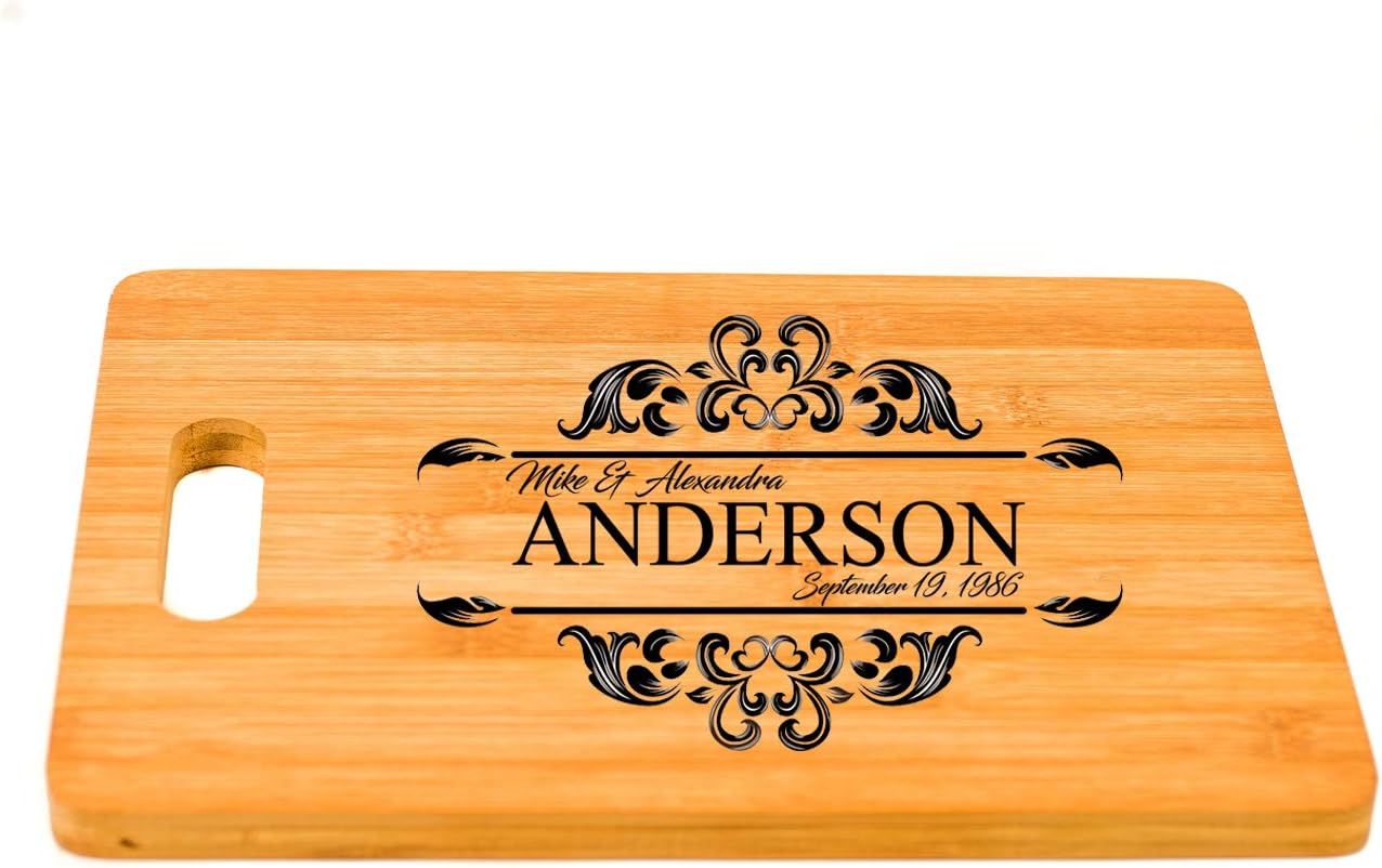Personalized Custom Engraved - Cutting Board | ANDES (Small Cutting Board (w/handle))