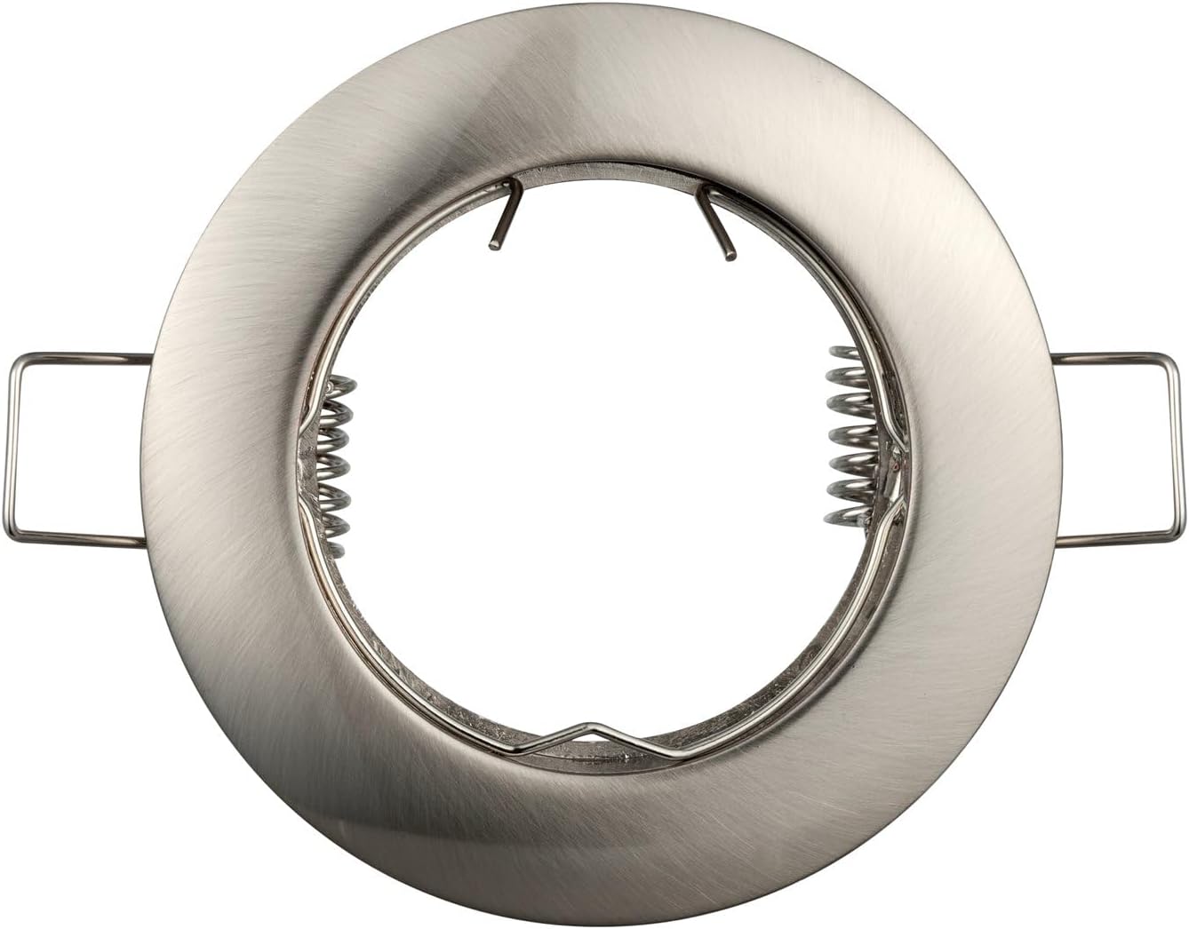 Pack of 10 Recessed GU5.3 MR16 Fitting Zinc Alloy Satin Nickel Lights