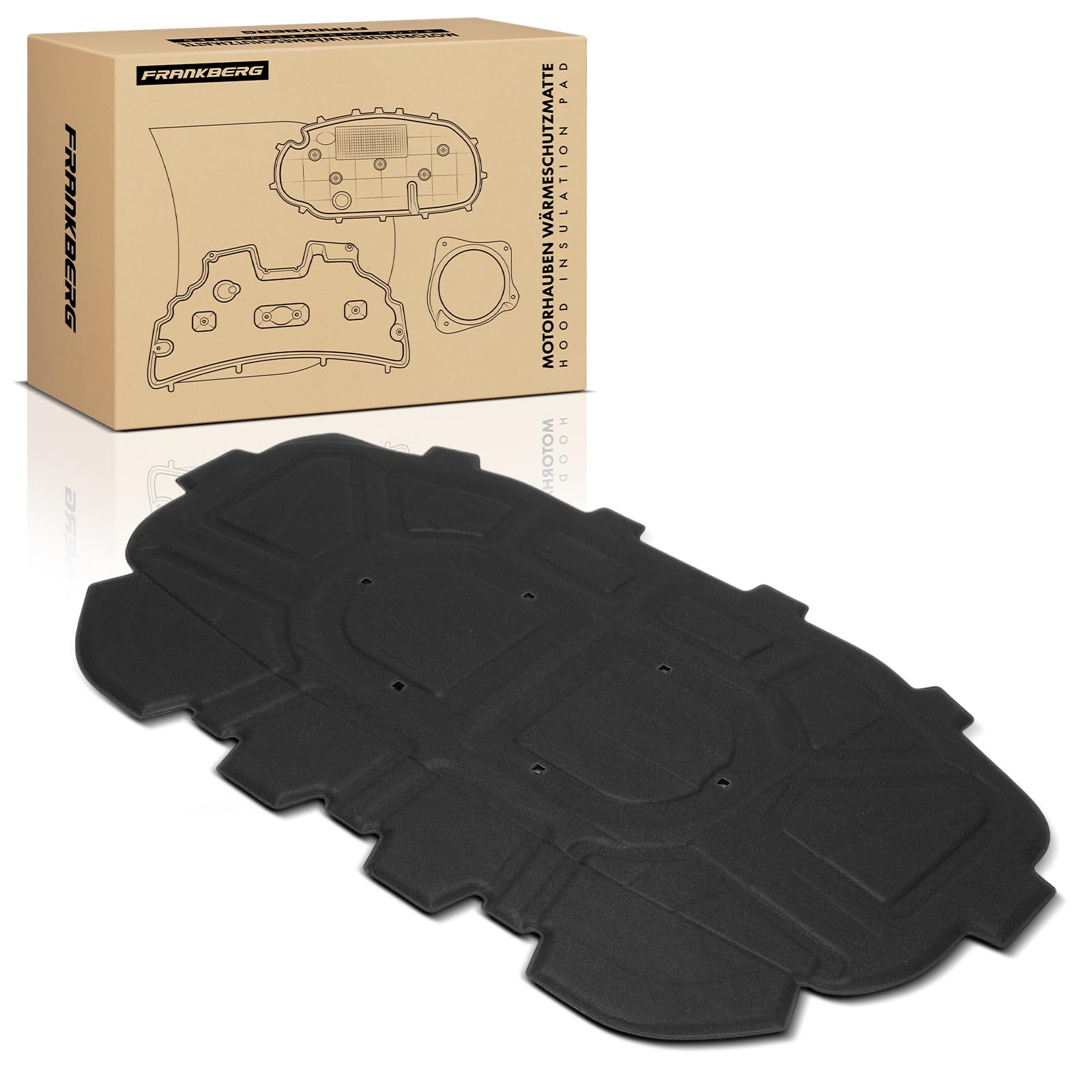 Frankberg Motorraumdämmung Motorhaube 4L0863825 | Kompatibel mit Q7 4L, Q7 4LB, Q7 Van 4LB