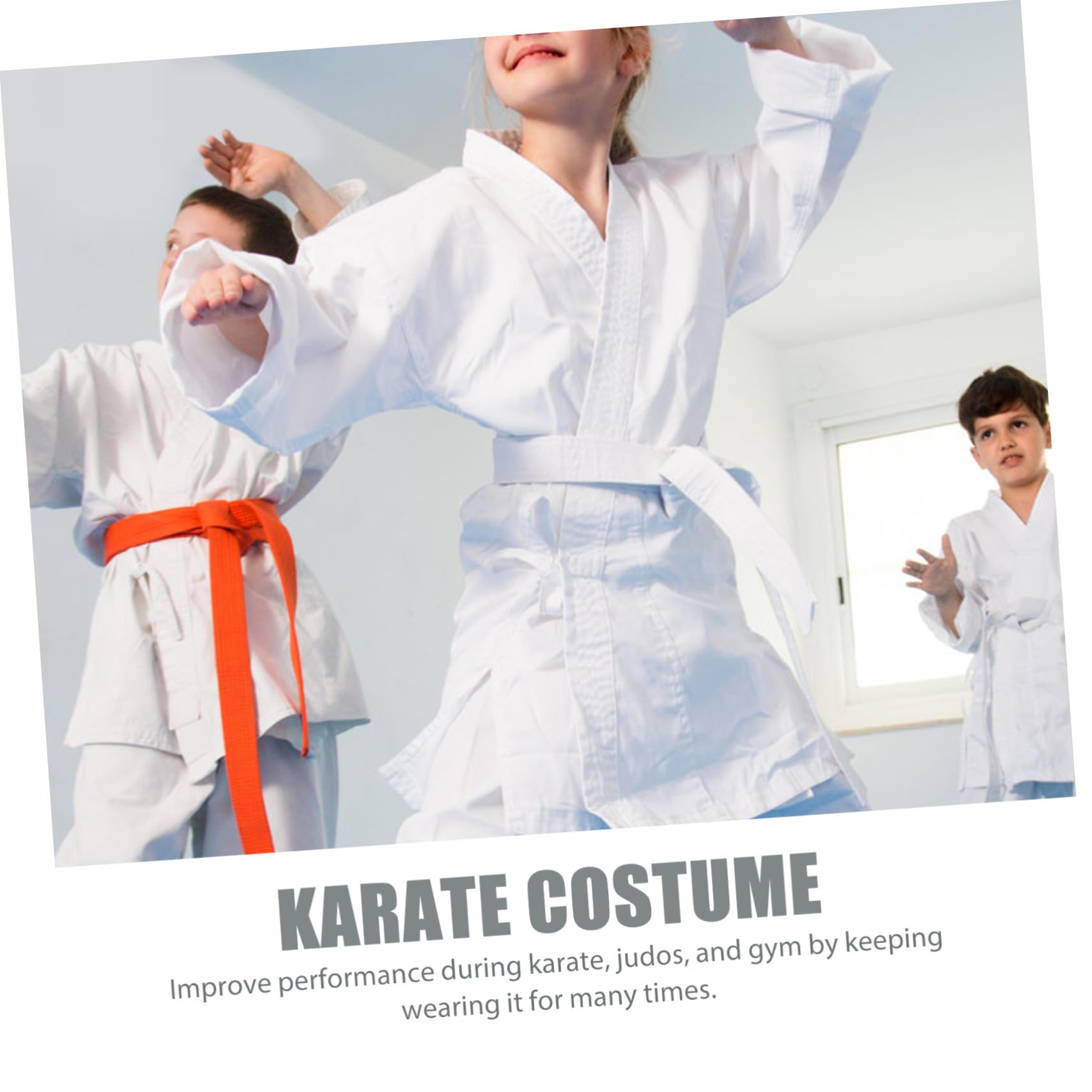 Traje de Karate Profesional Uniforme para Adulto y Adolescente Ropa de Entrenamiento Reutilizable Pantalones para Dojo y Competencias
