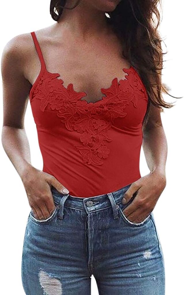 Canotta Donna In Pizzo - Scollo A V E Spalline Regolabili (Nero, Bianco) Per Estate - Foto 12