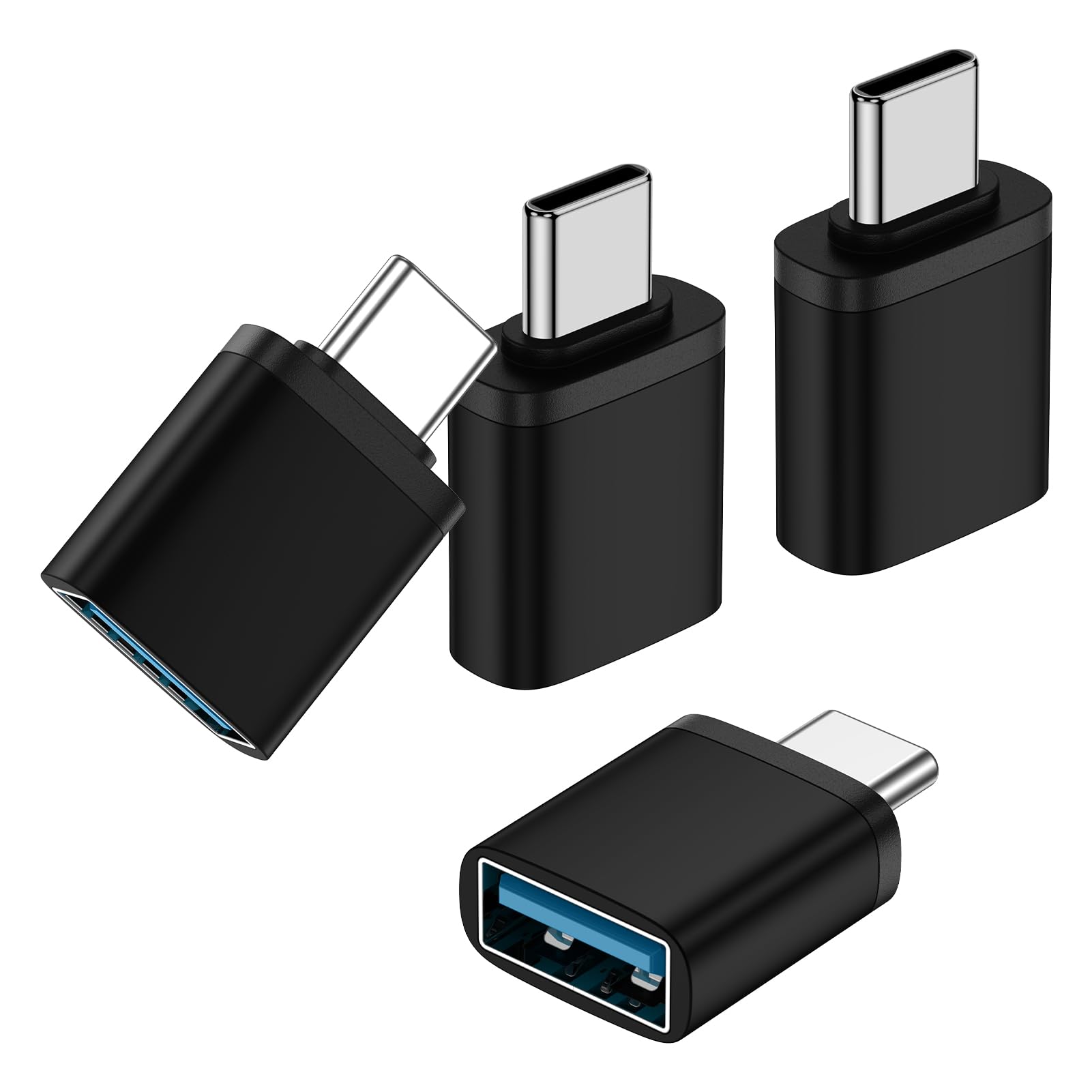 Adapter USB C auf USB, 4 Stück Handy OTG Adapter USB Typ C S