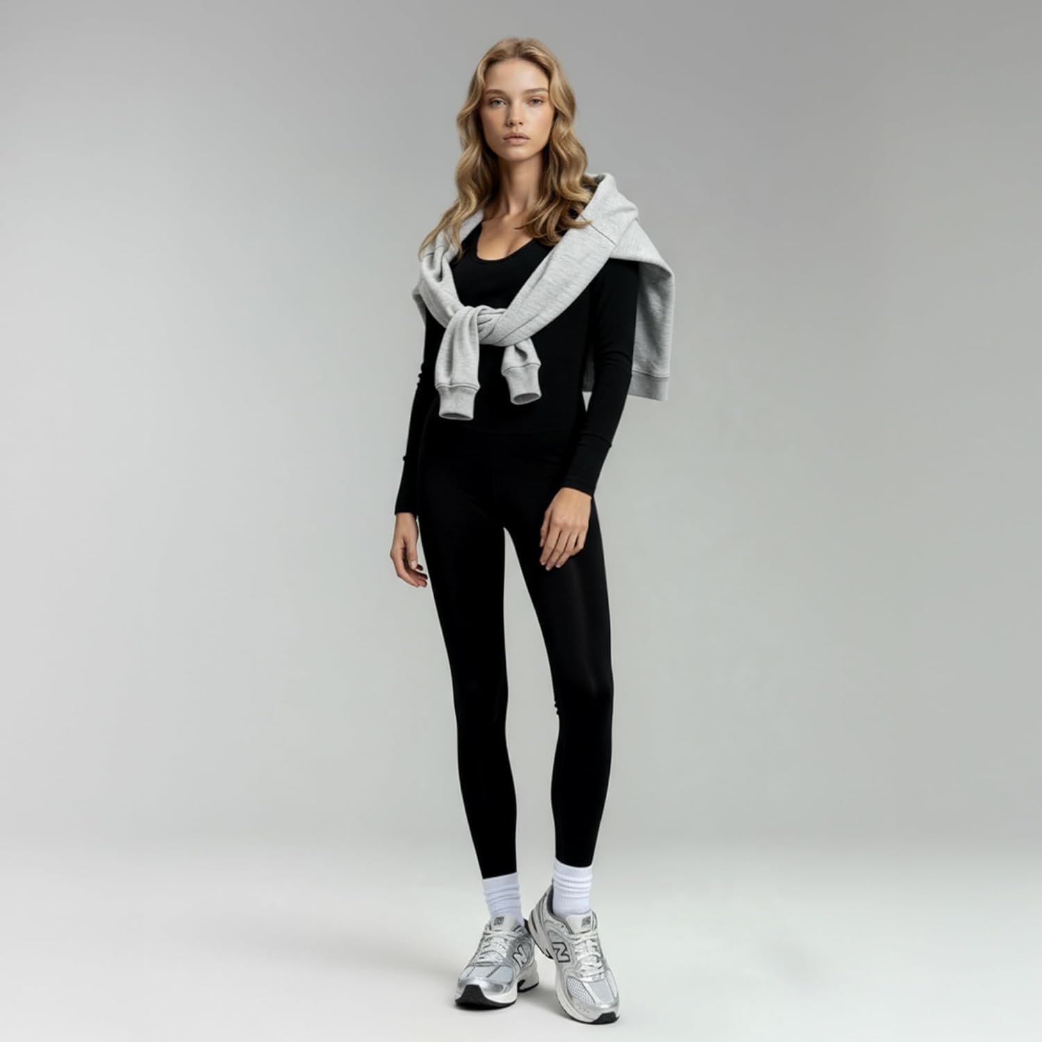 MONFOOT Men's/Women's 3-6 Pairs Cotton Daily Crew Socks, Multipack - Image 2