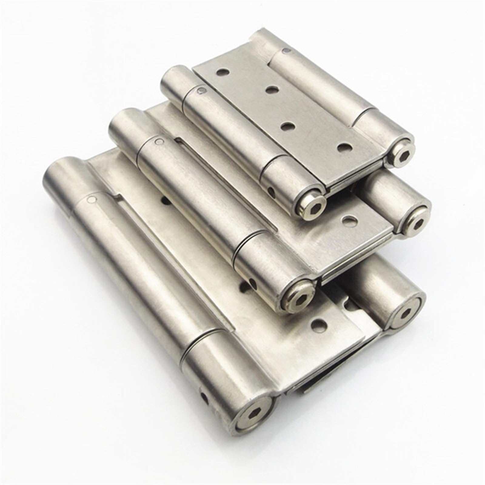 Adgcfkop One Color Thicken Two-Way Door Opening Hinge Spring Mute Bearing Hinges Furniture Hardware 1 Pair