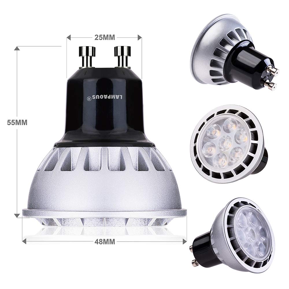 Bombillas Led Gu10 De 3 W (equivalente A Halógeno De 30 W) | Cuotas Sin
