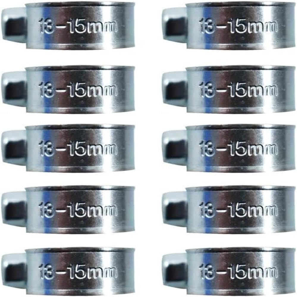 10 PCS 5/16" （13mm-15mm) FUEL INJECTION HOSE CLAMP/AUTO Fuel clamps New OEM Equivalent Replacement
