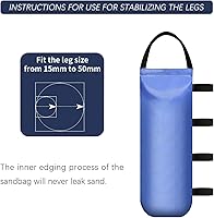 Vista 7 de 112 LBS - Bolsas de arena pesadas para tienda de campaña al aire libre, toldo publicitario, toldo a prueba de viento desplegable fijo (sin arena)