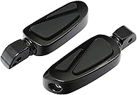 Vista 49 de TCT-MOTORPARTS Clavijas cromadas para estribera trasera para Harley Davidson Softail Fat Boy 18-25